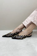 Sapatilha Slingback Preto