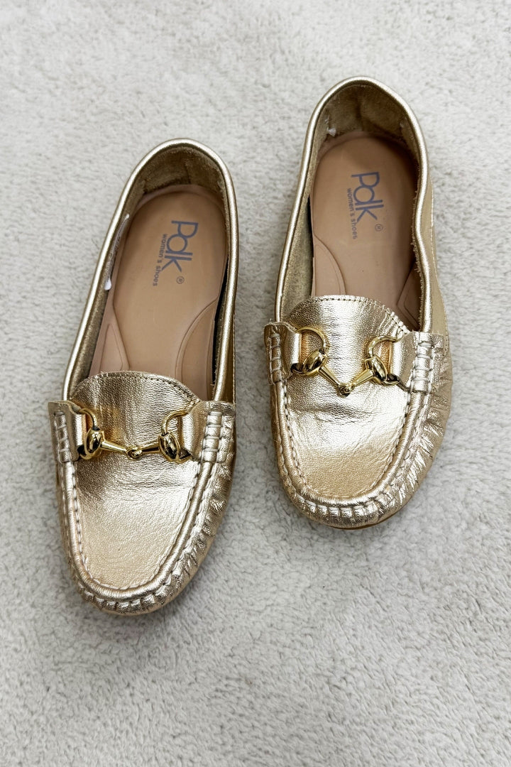 Mocassim Dourado Aya