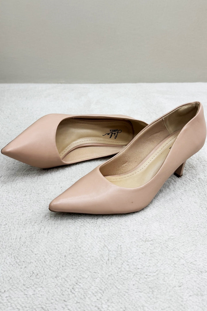 Scarpin Nude Baixo Verniz