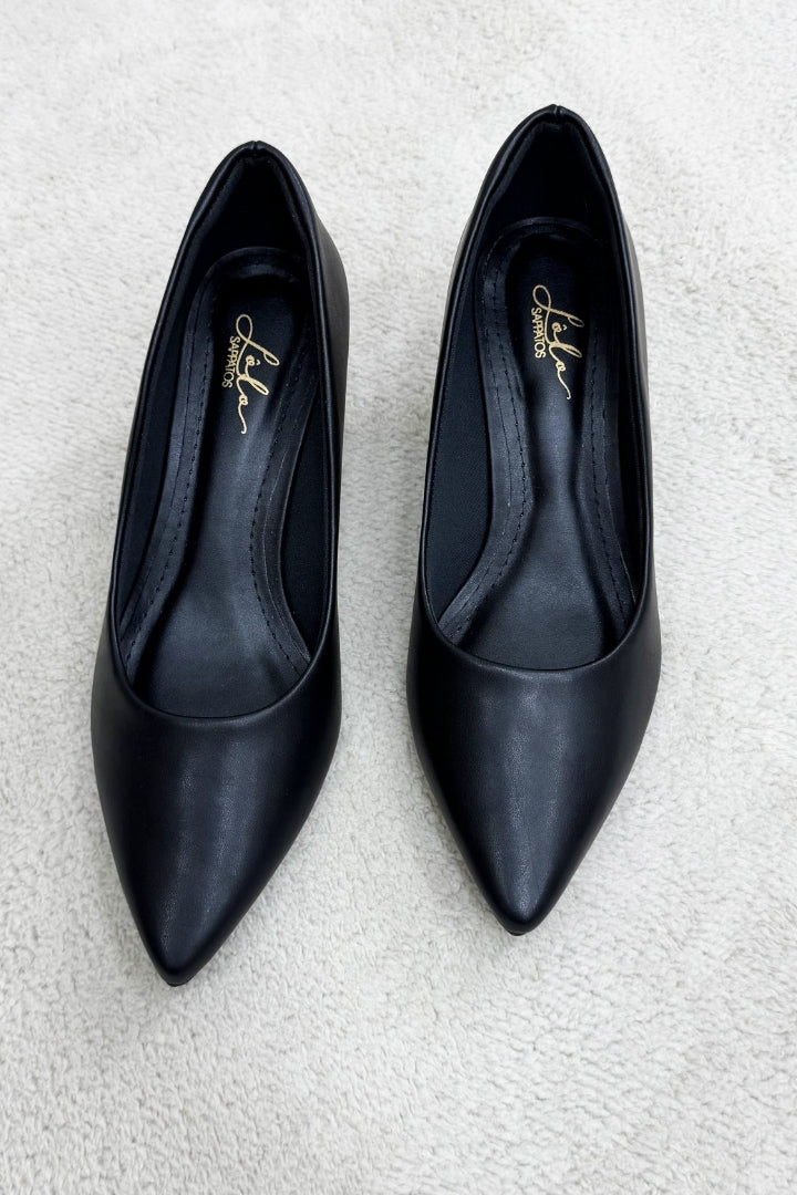 Scarpin Preto Baixo