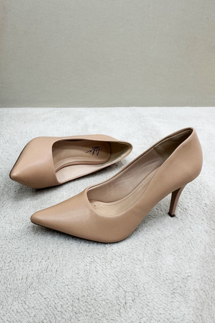 Scarpin Nude Alto