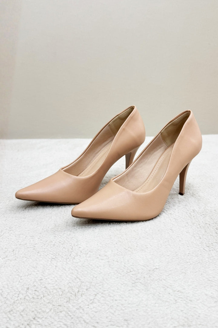 Scarpin Nude Alto