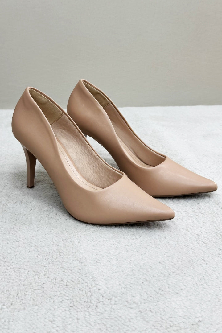 Scarpin Nude Alto