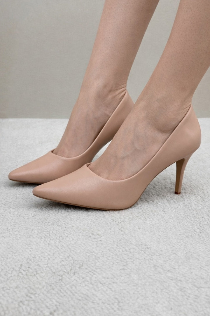 Scarpin Nude Alto