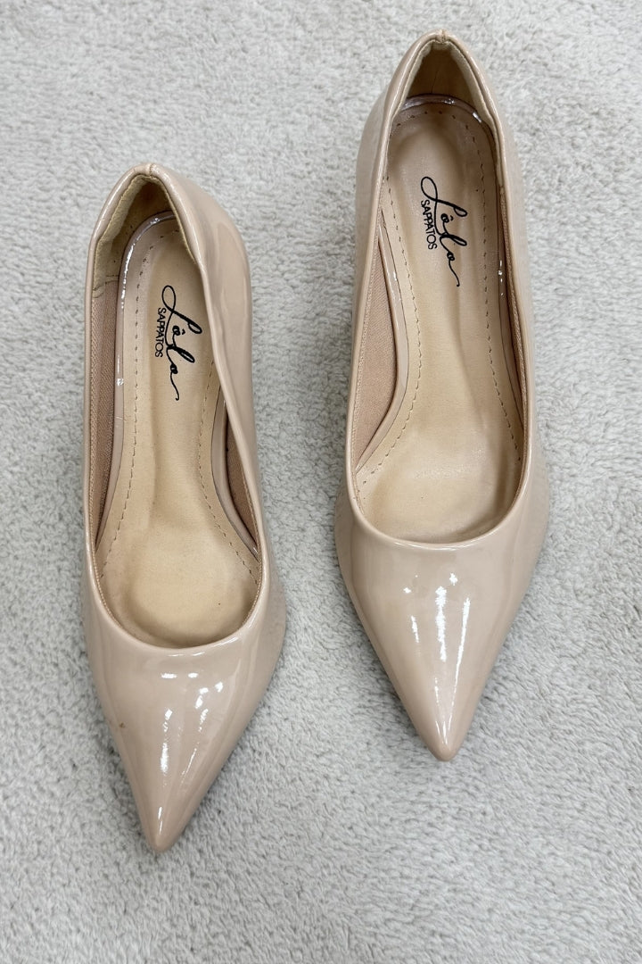 Scarpin Bege Baixo