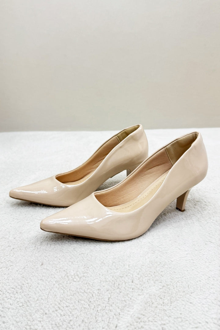 Scarpin Bege Baixo