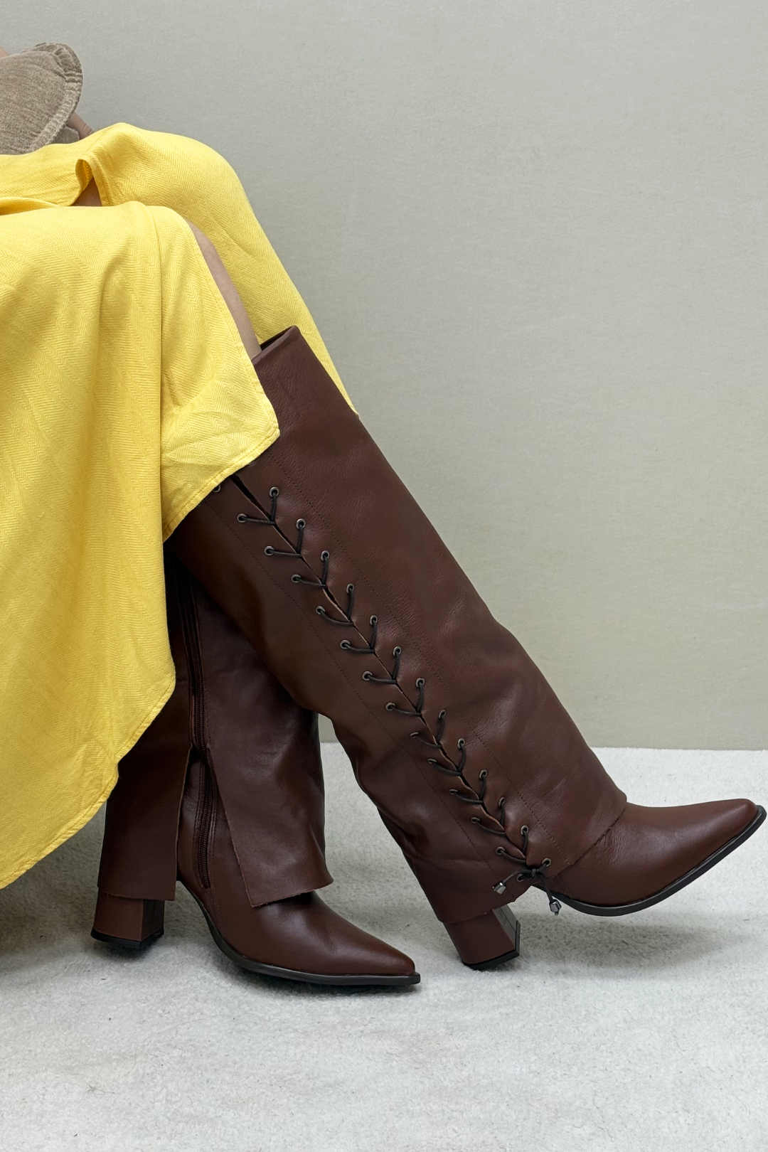 Bota Capa Nicoli Couro